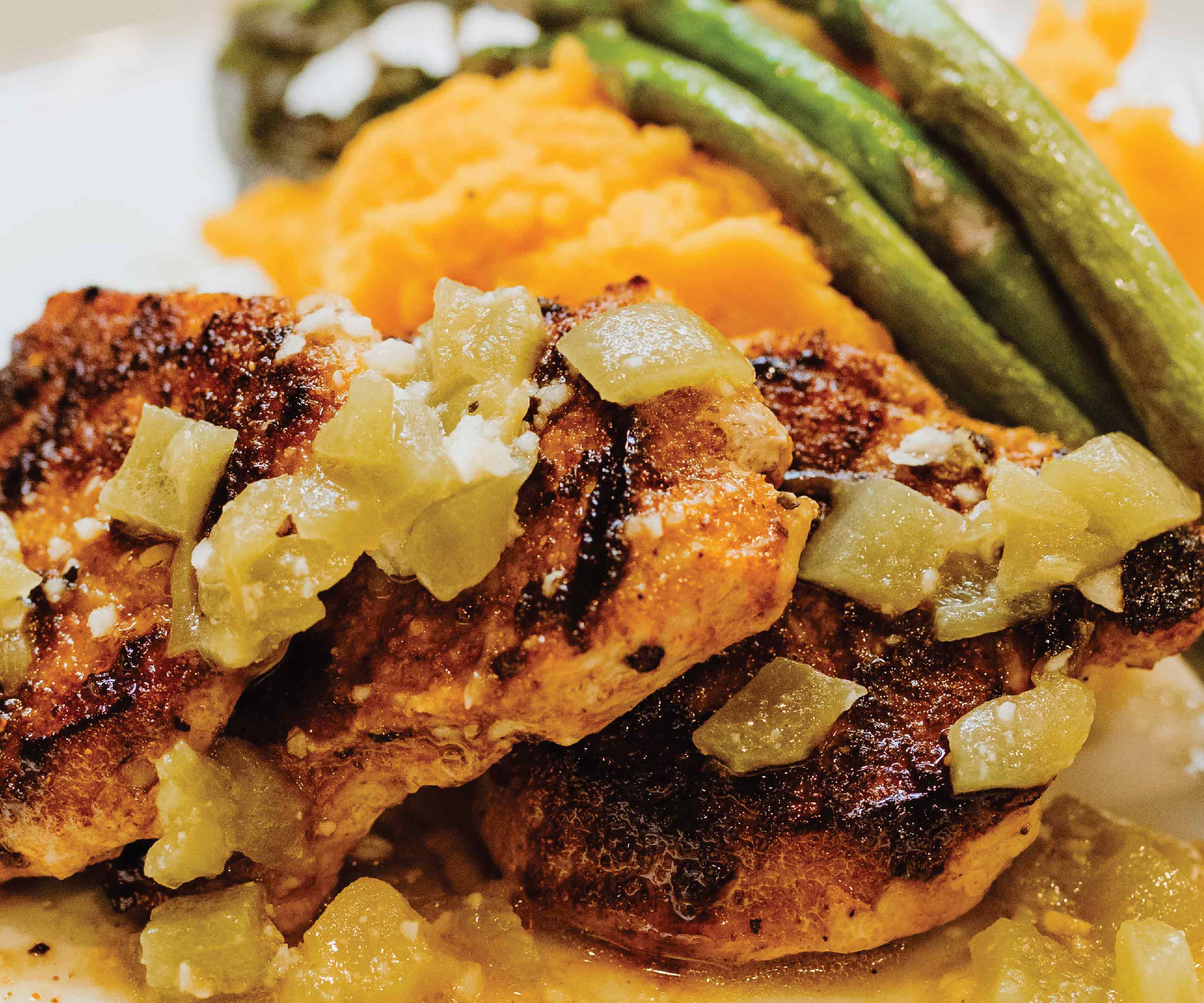 pork tenderloin with asparagus